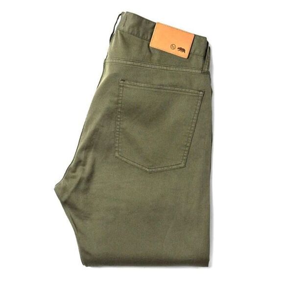 Taylor Stitch The Democratic All Day Pant Mens 29 In Olive Green Bedford Cord - Picture 11 of 16